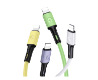 USAMS Kabel U52 lightning 2A Fast Charge1m zielonySJ434USB02 - 1569020 - zdjęcie 7